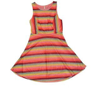 Hello Miss- Bright Multi-Colored Dress- Size Medium